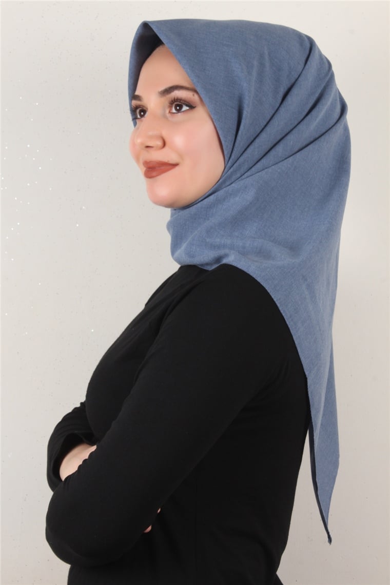 Bambu & Coton Eşarp 3087-15 İndigo