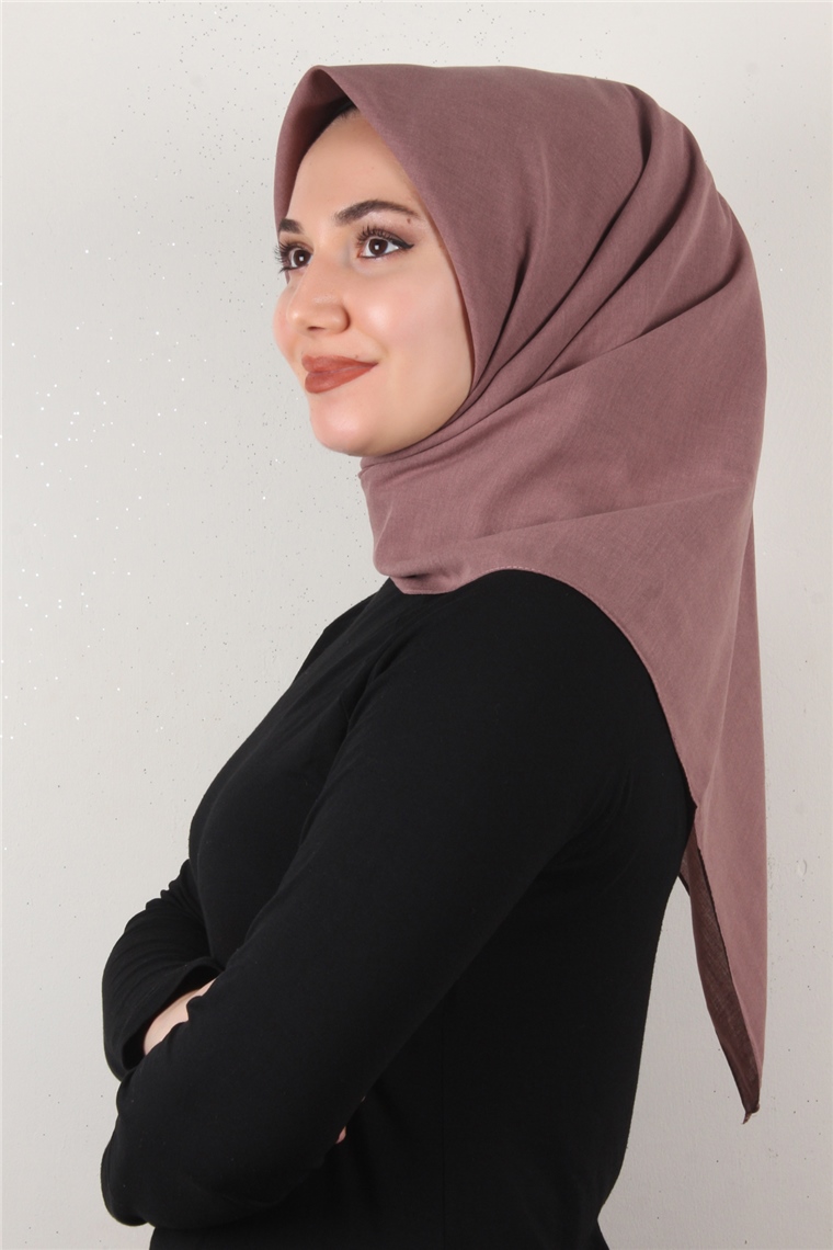 Bambu & Coton Eşarp 3087-22 Koyu Pudra