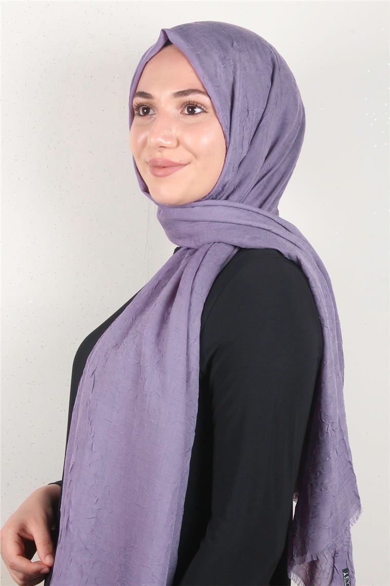 Bambu Kraşlı Şal 2724-40 Sümbül