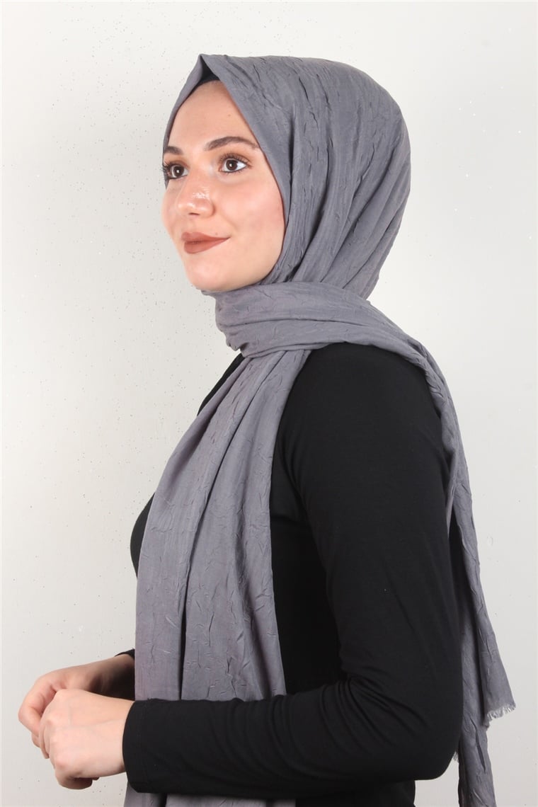 Bambu Kraşlı Şal 2724-81 Füme