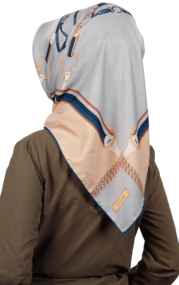 102-0028-06 U.S POLO ASSN EŞARP GRİ