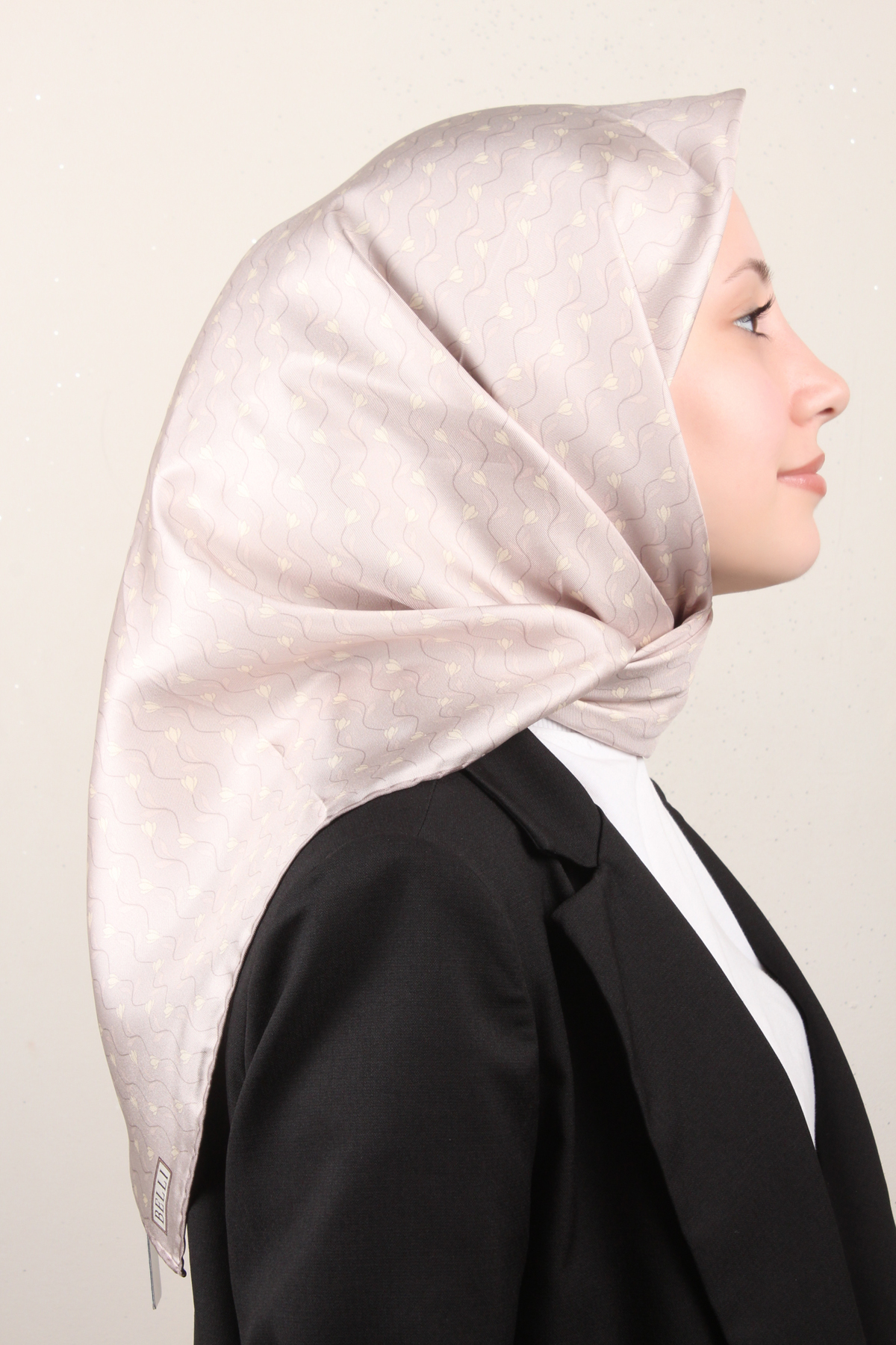 Belli Twil İpek Eşarp 4001-03 Vizon    