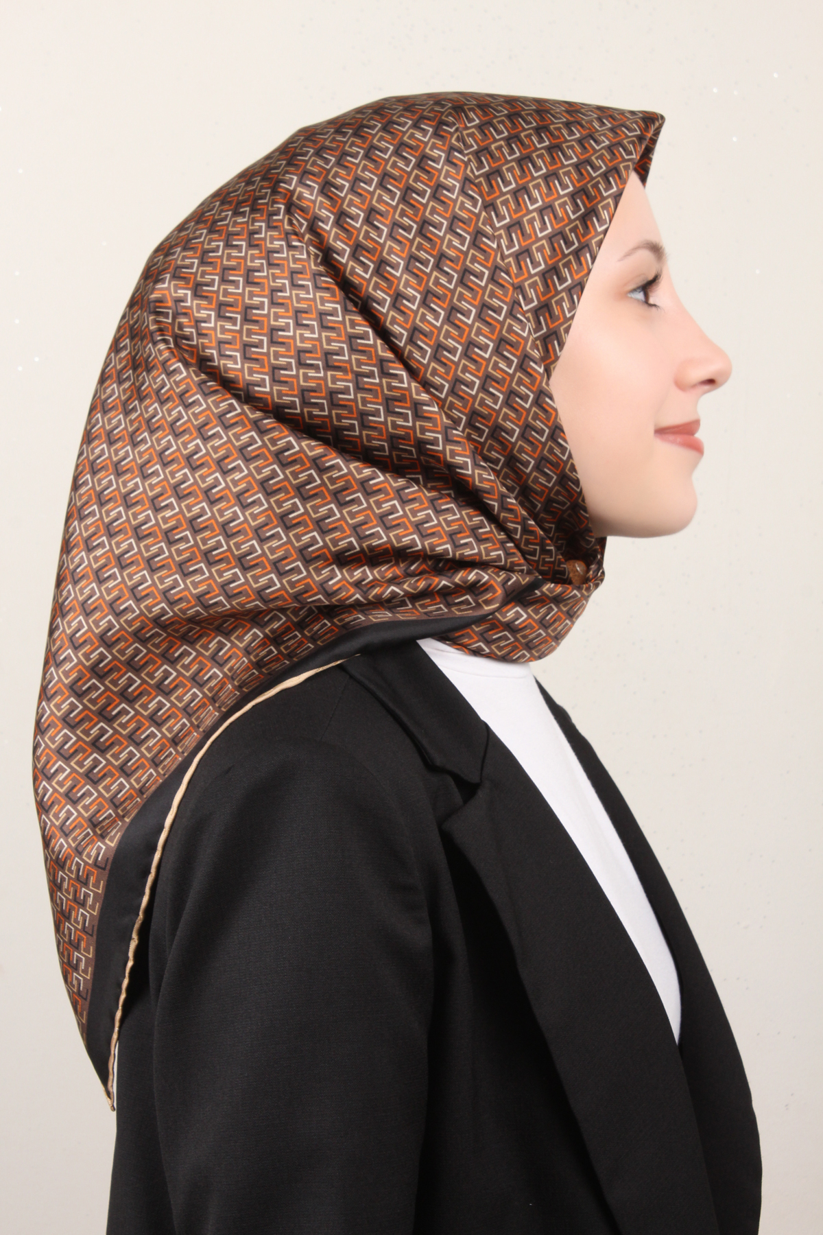 Belli Twil İpek Eşarp 4002-32 Siyah