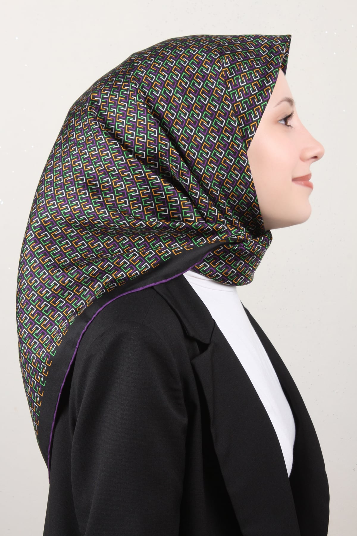 Belli Twil İpek Eşarp 4002-33 Mor