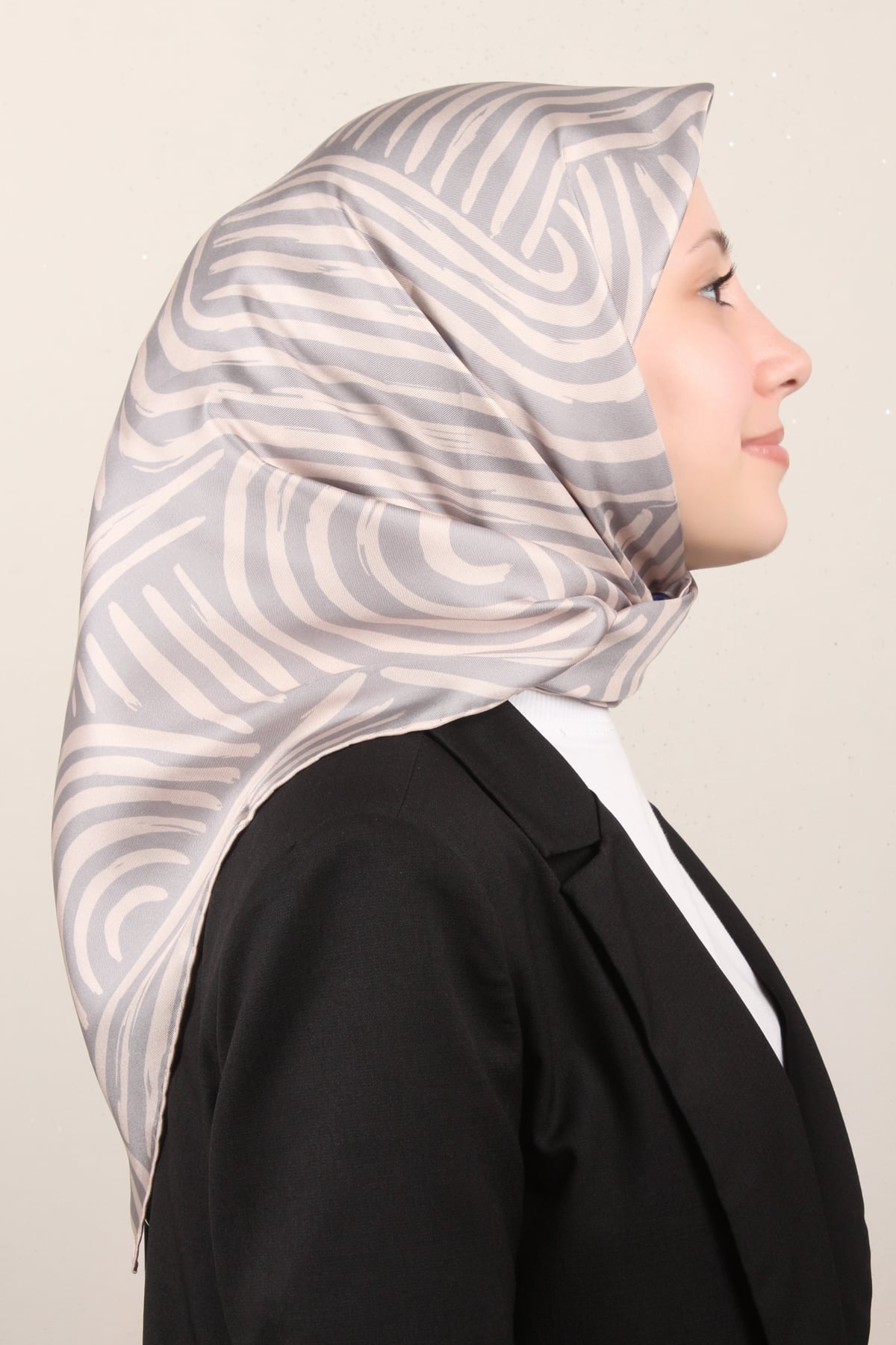 Belli Twil İpek Eşarp 4010-02 Ten Rengi