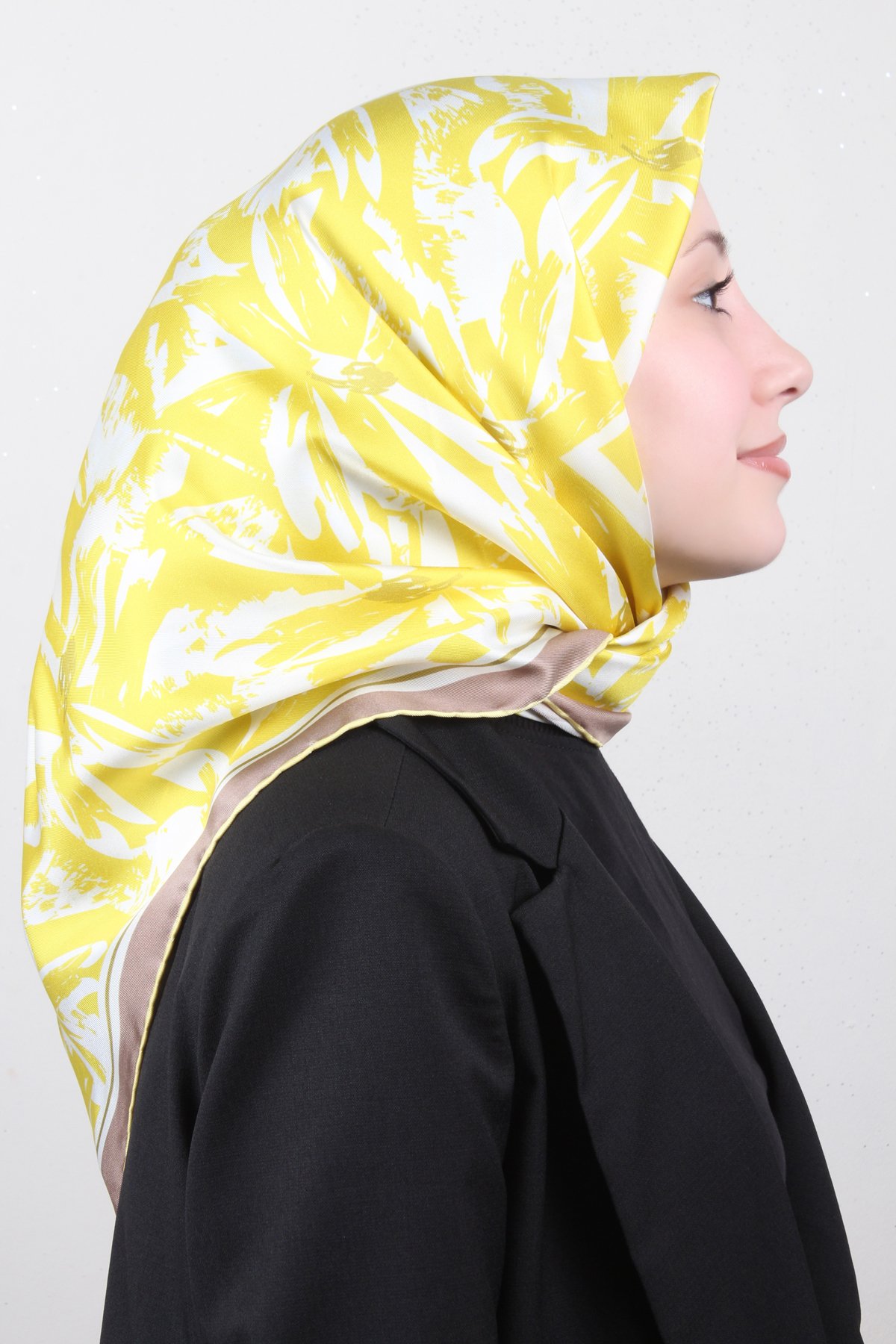 Belli Twil İpek Eşarp 4014-35 Sarı