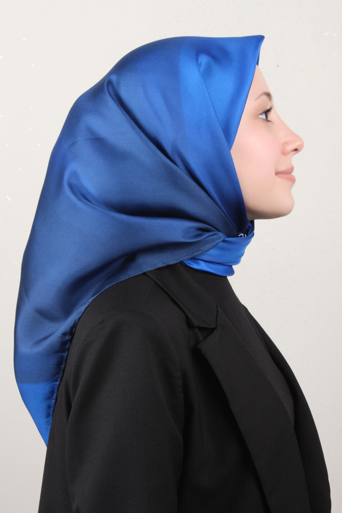 Belli Twil İpek Eşarp 4019-51 Mavi