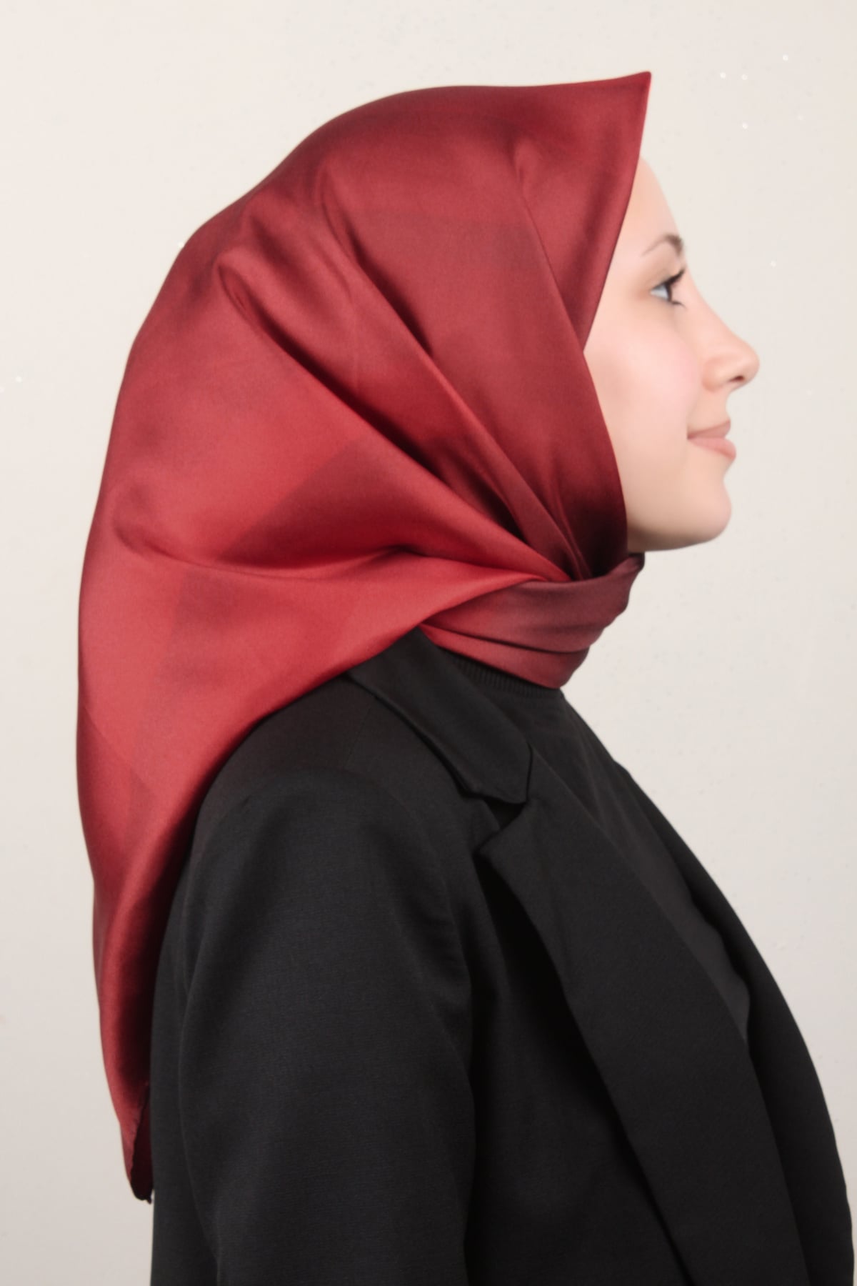 Belli Twil İpek Eşarp 4019-52 Kırmızı