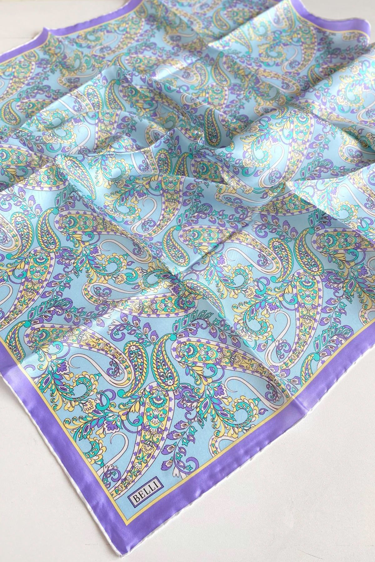 Belli Twill İpek Eşarp 2025 Yaz
