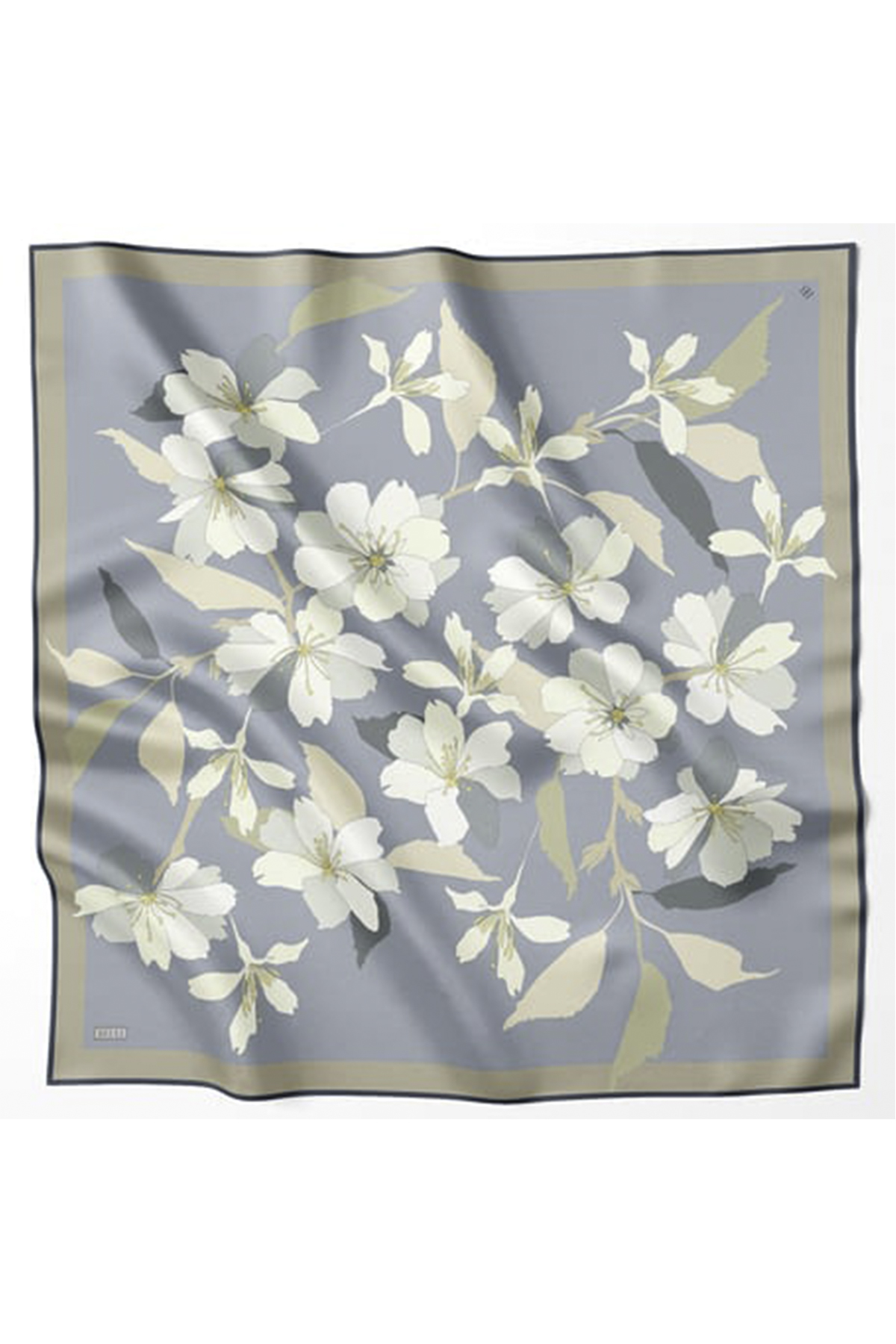 Belli Twill İpek Eşarp 2025 Yaz 4100-55 