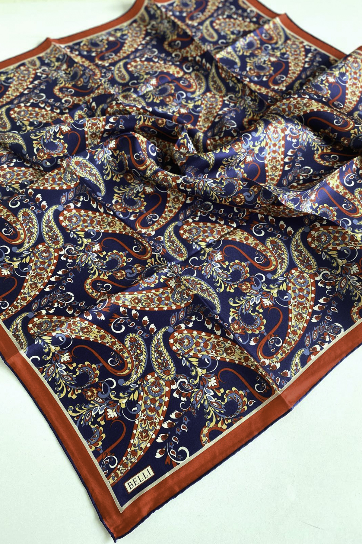 Belli Twill İpek Eşarp 2025 Yaz 41001-36