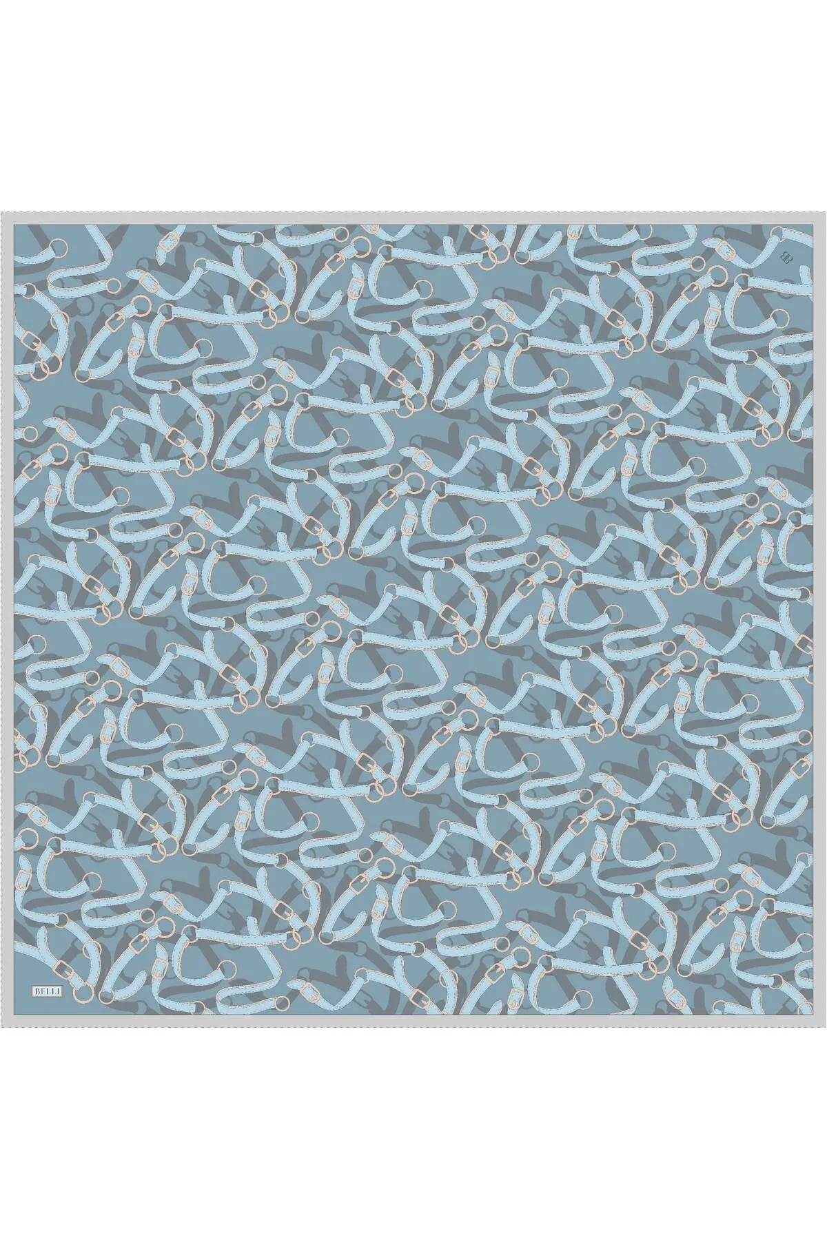 Belli Twill İpek Eşarp 2025 Yaz 4125-31