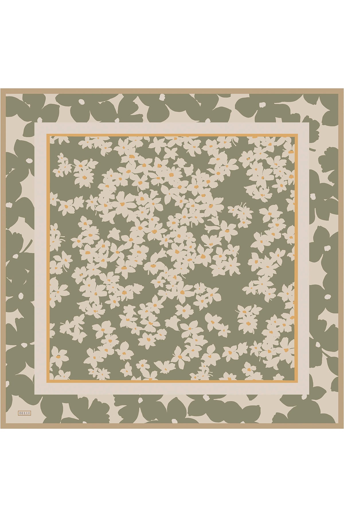 Belli Twill İpek Eşarp 24-25 Kış 4044-83