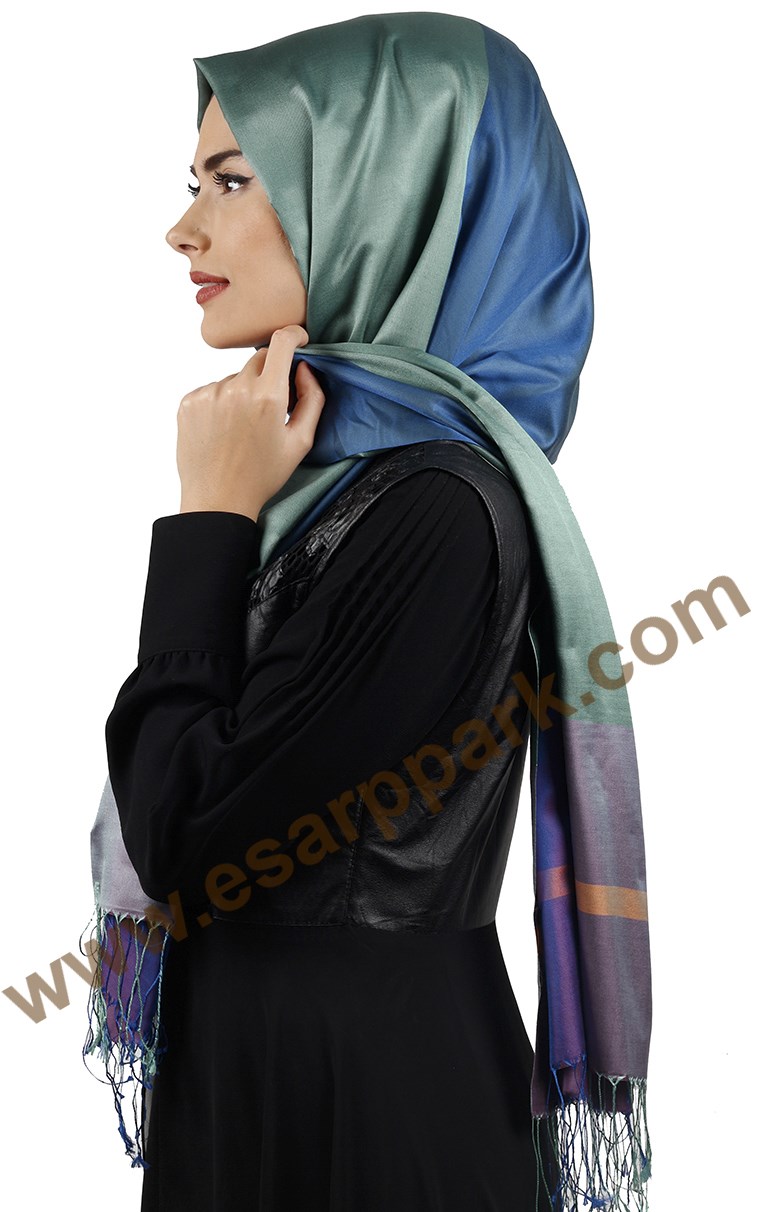 Bordürlü İpek Şal 108-8