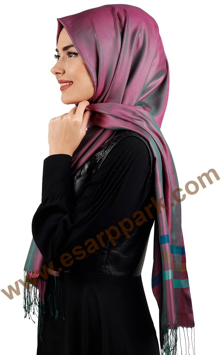 Bordürlü İpek Şal 108-9