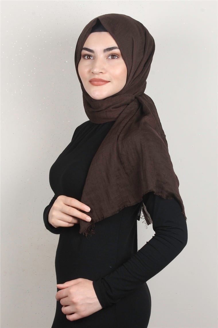Bürümcük Fresh Şal 3085-18 Kahverengi