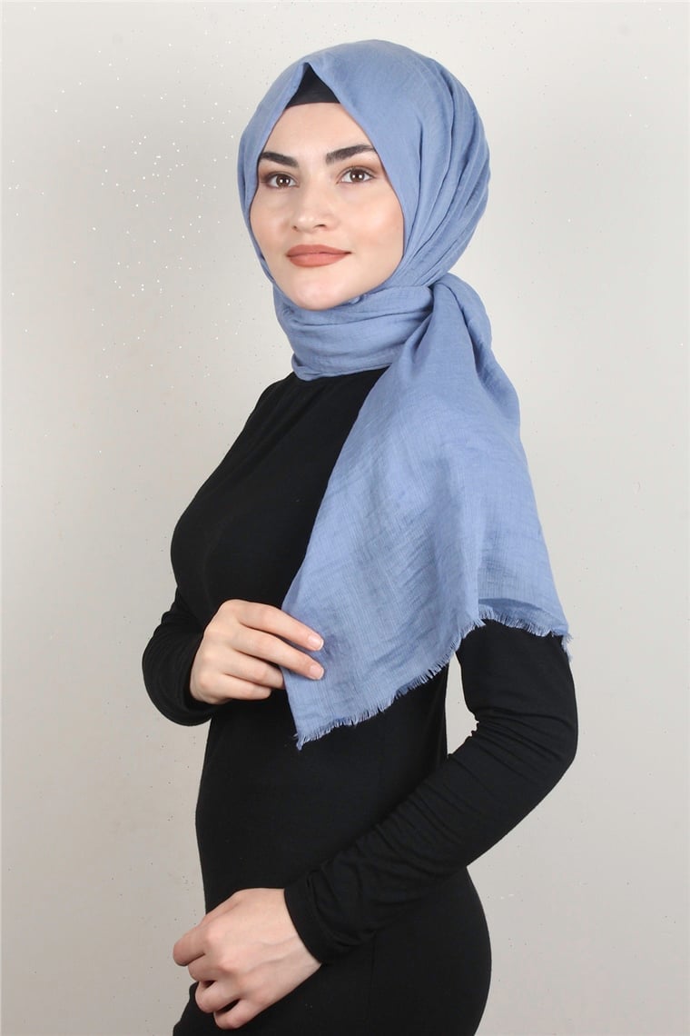 Bürümcük Fresh Şal 3085-6 Açık Mavi