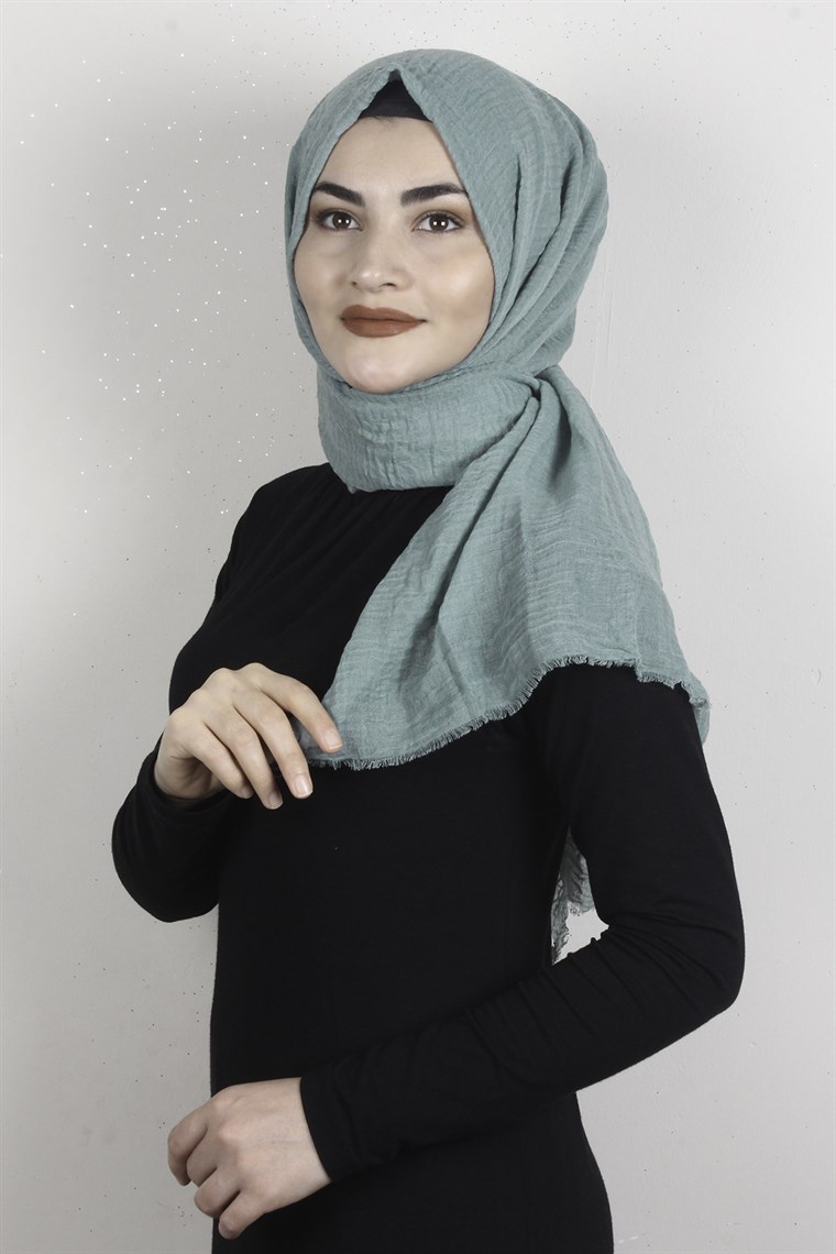 Bürümcük Şal 2025-7 Mint Yeşili