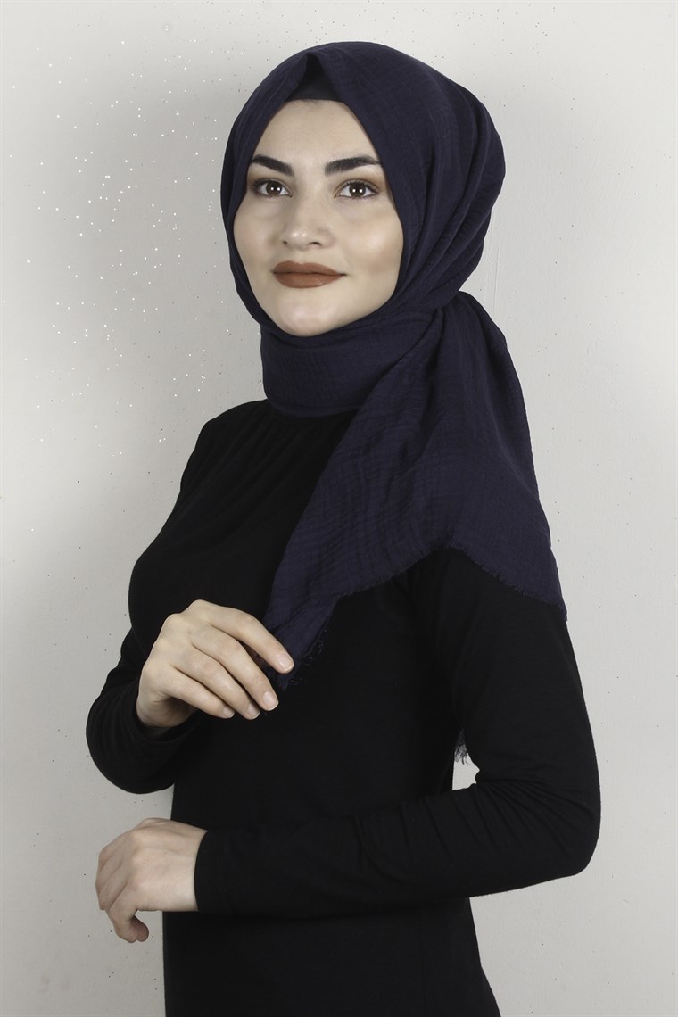 Bürümcük Şal 2025-8 Lacivert