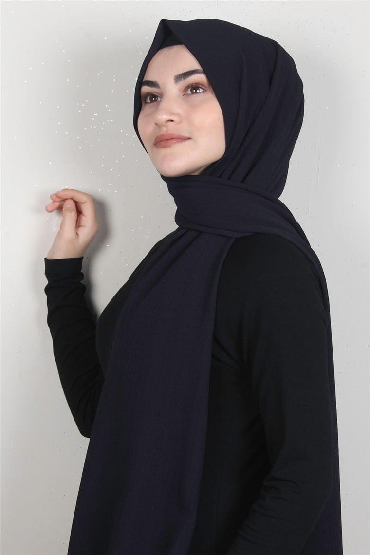 Caz Krinkıl Şal 2725-18 Lacivert