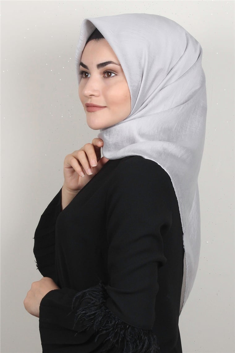 Cazz Eşarp 3080-12 Gümüş