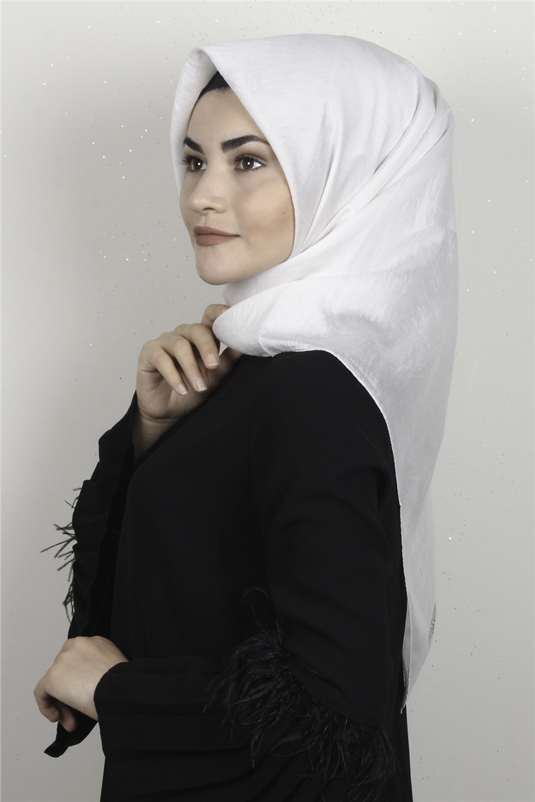 Cazz Eşarp 3080-2 Beyaz