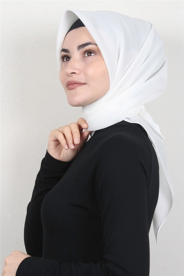 Cıty Eşarp 8081-22 Beyaz