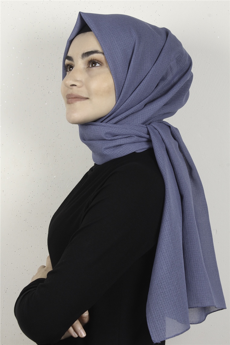 City Şal 8080-10 İndigo