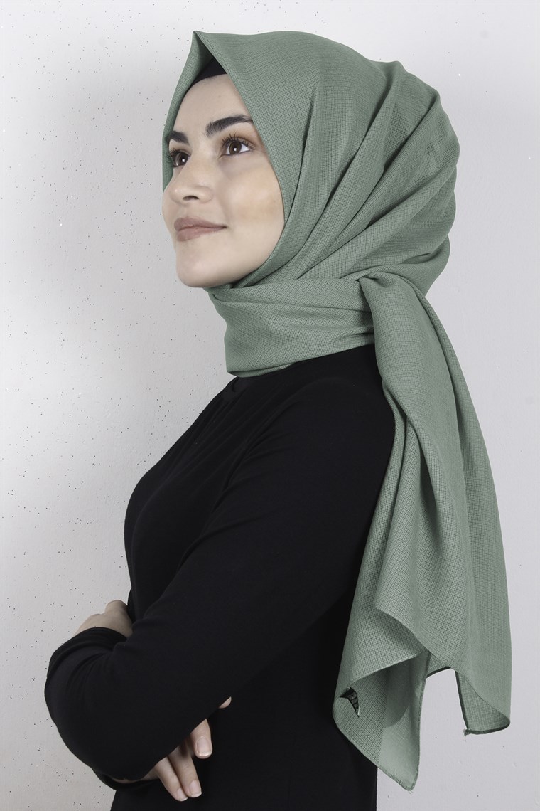 City Şal 8080-13 Mint Yeşili 