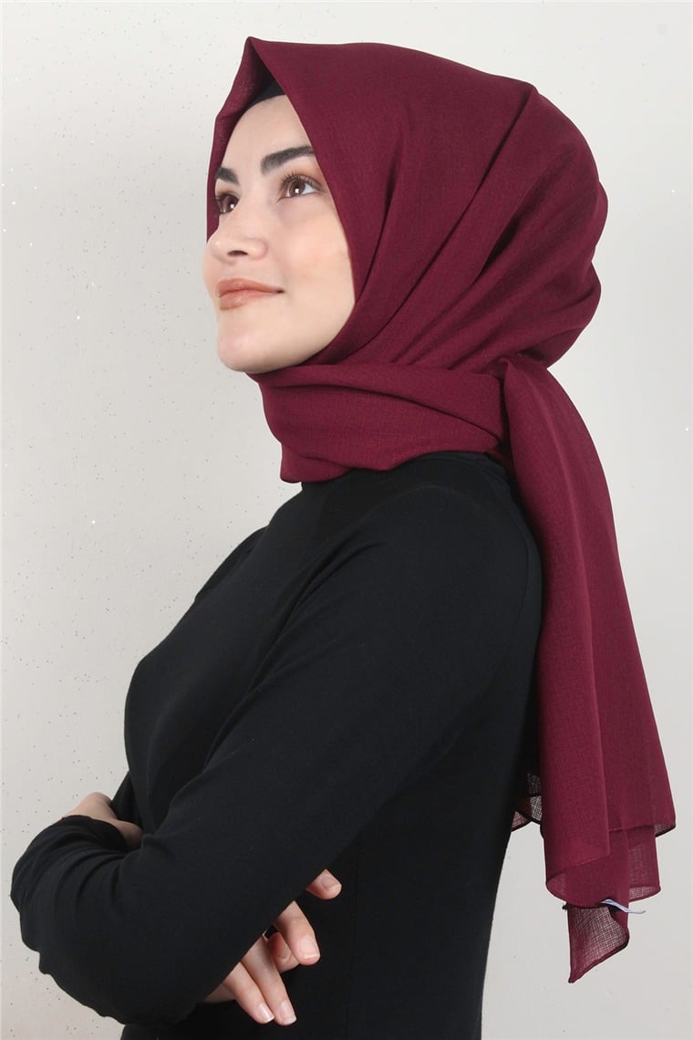 City Şal 8080-15 Bordo