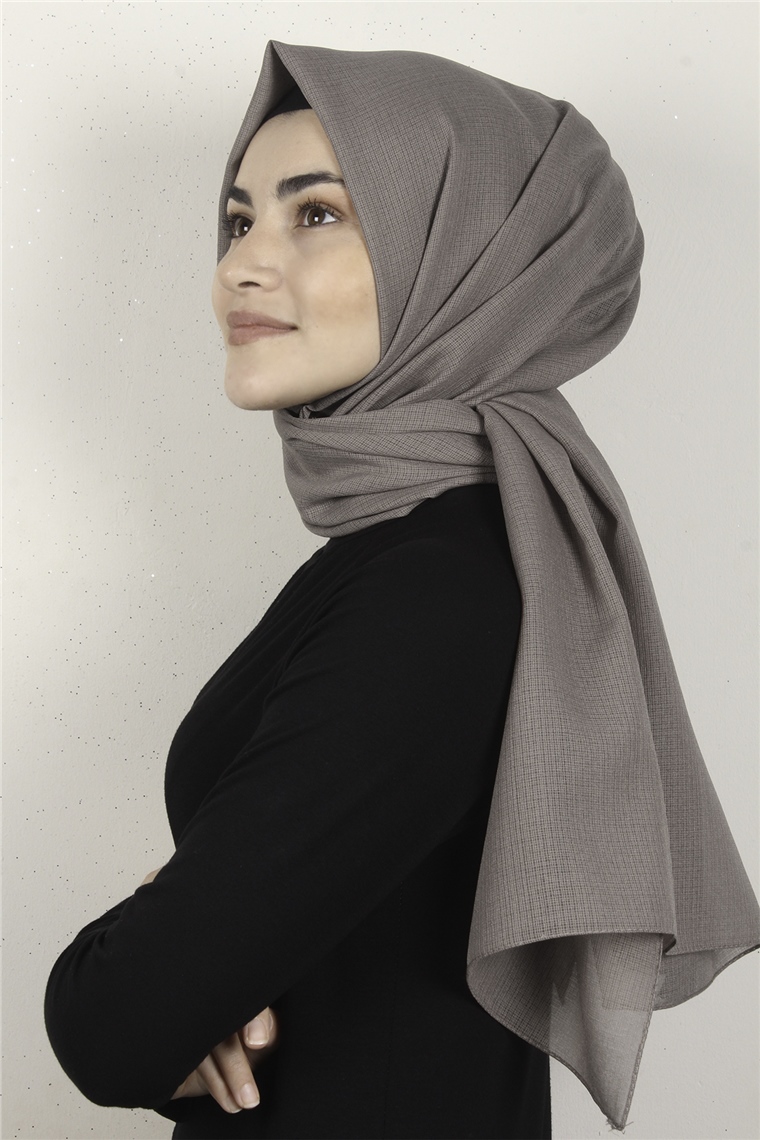 City Şal 8080-9 Miskli Kahve