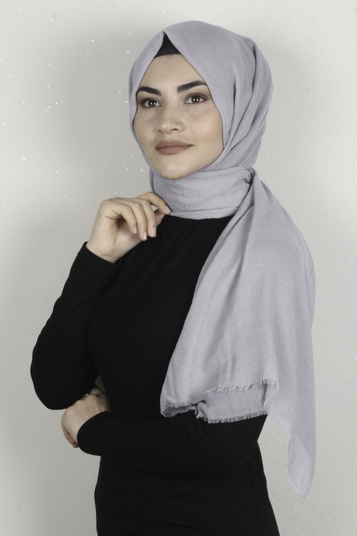 Comfort Pamuk Şal 2722-2 Gri