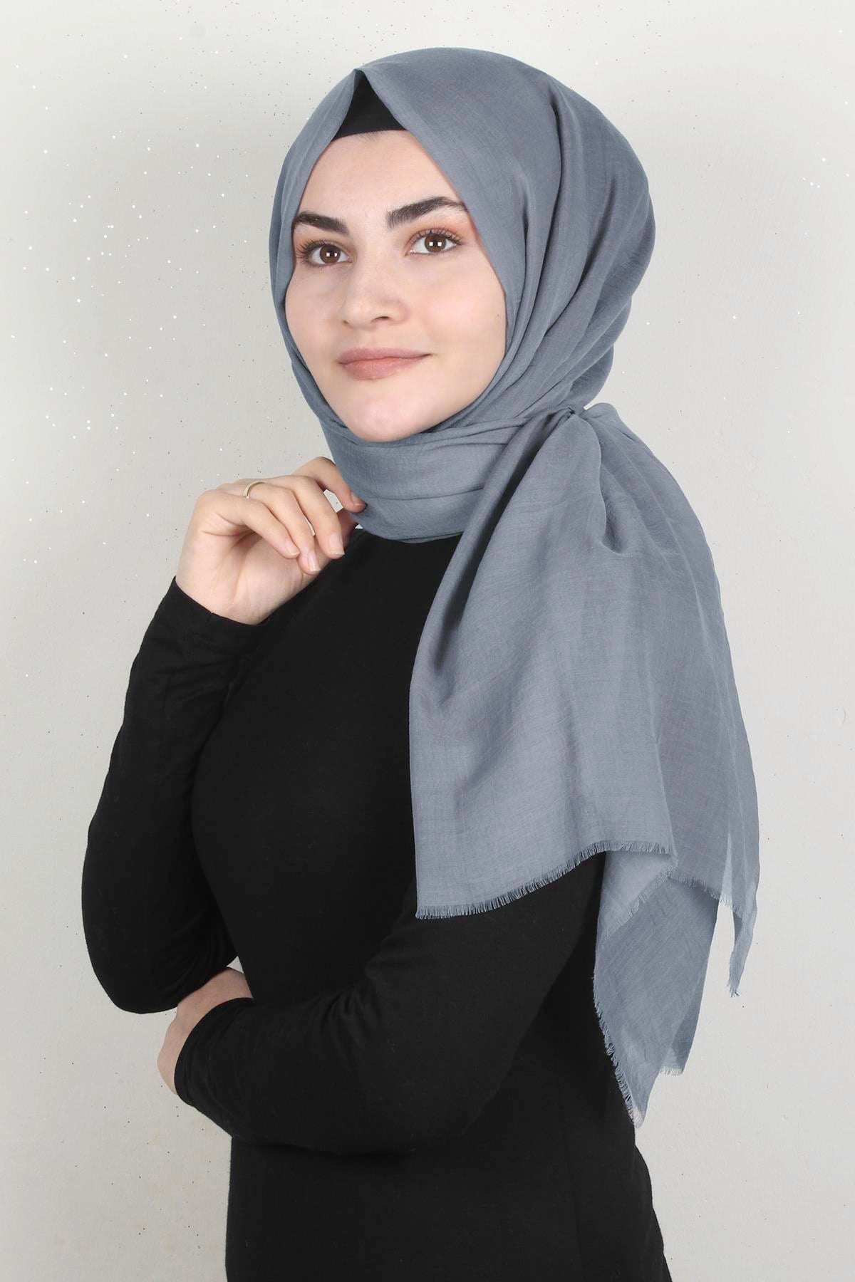 Comfort Pamuk Şal 2722-50 Kül