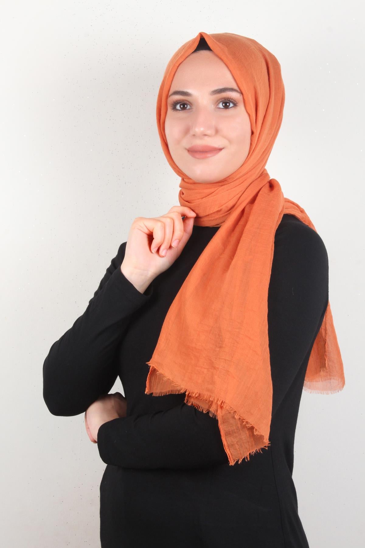 Comfort Pamuk Şal 2722-68 Turuncu