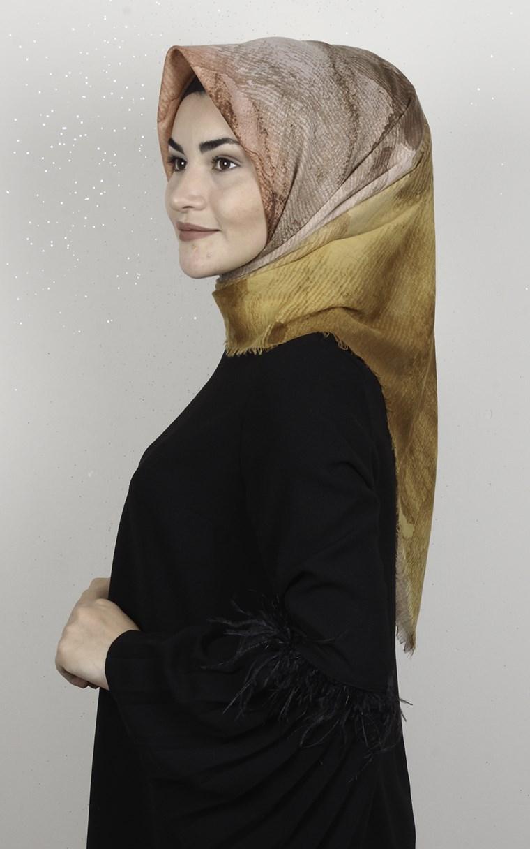 Coton Kare Eşarp  1695-12