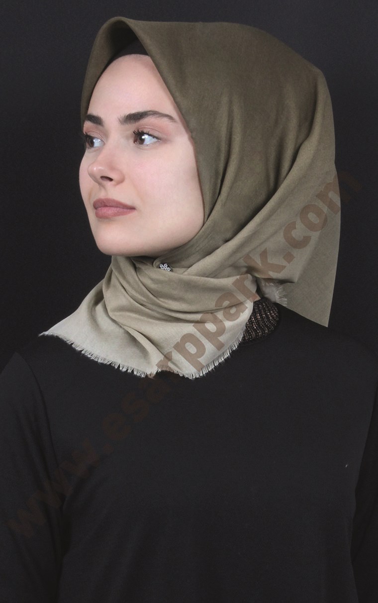 Coton Kare Eşarp 1203-5