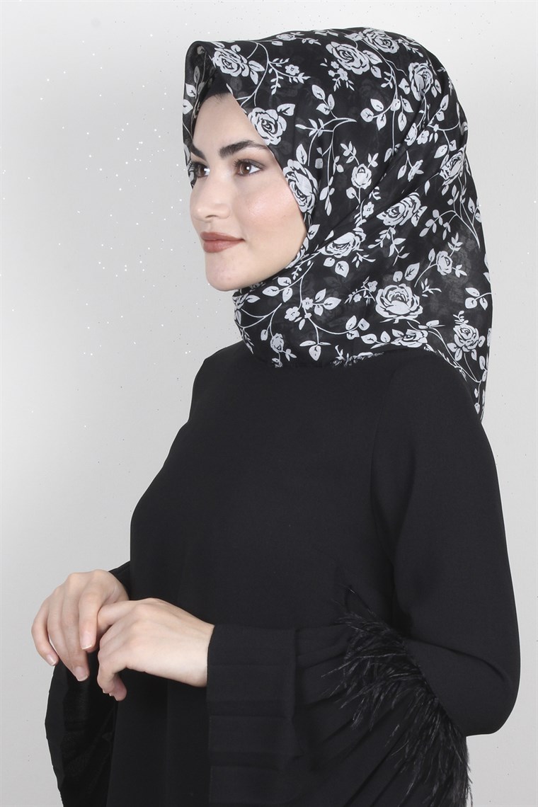 Coton Kare Eşarp 1205-14