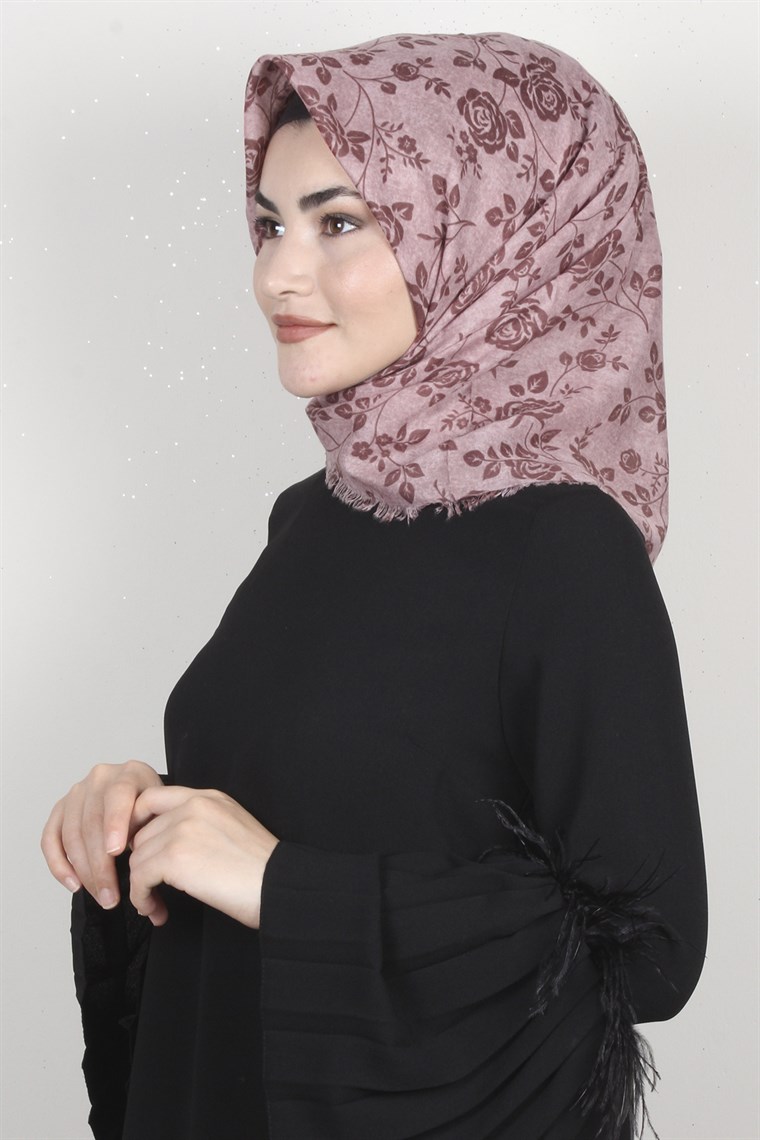 Coton Kare Eşarp 1205-6