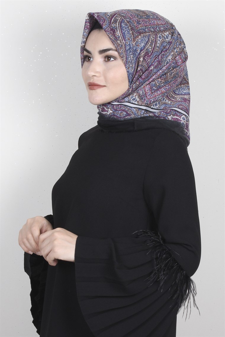 Coton Kare Eşarp 1206-10