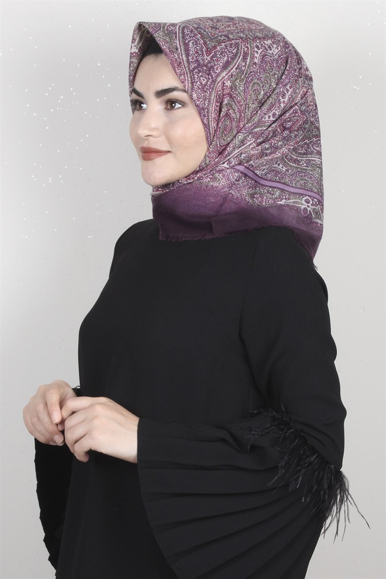 Coton Kare Eşarp 1206-13