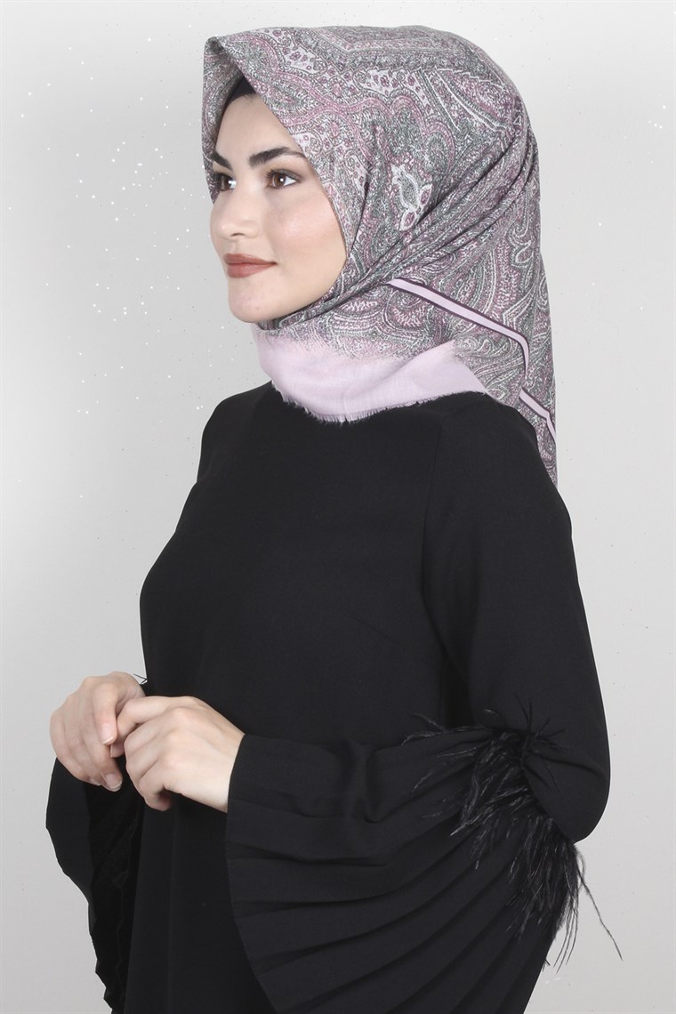 Coton Kare Eşarp 1206-4