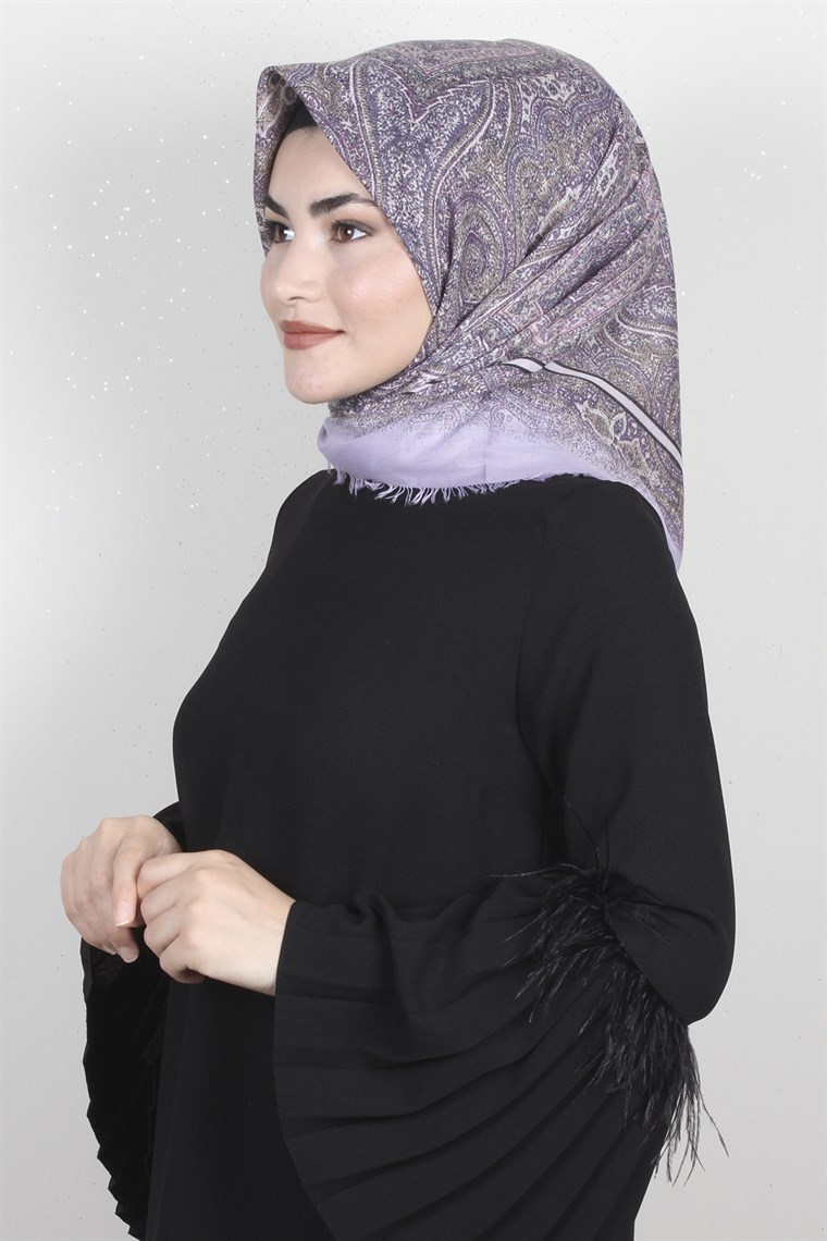 Coton Kare Eşarp 1206-5