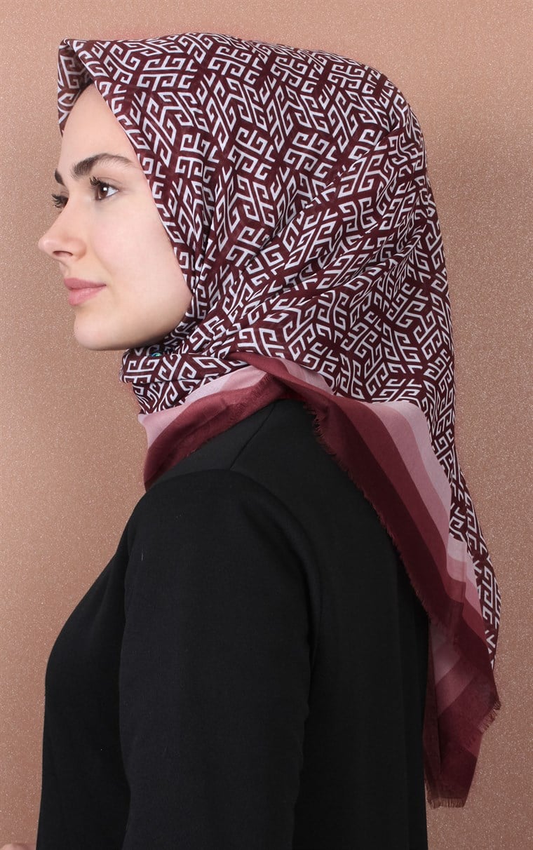 Coton Kare Eşarp 1207-31