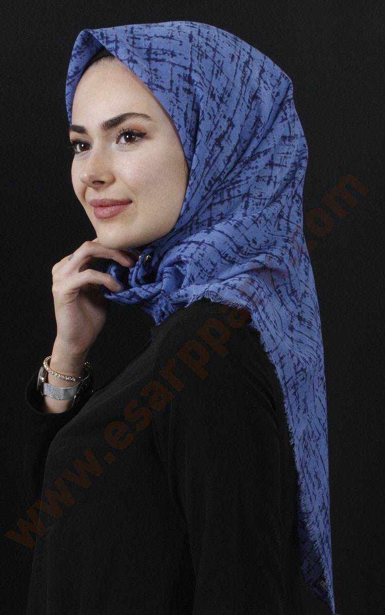 Coton Kare Eşarp 1207-8