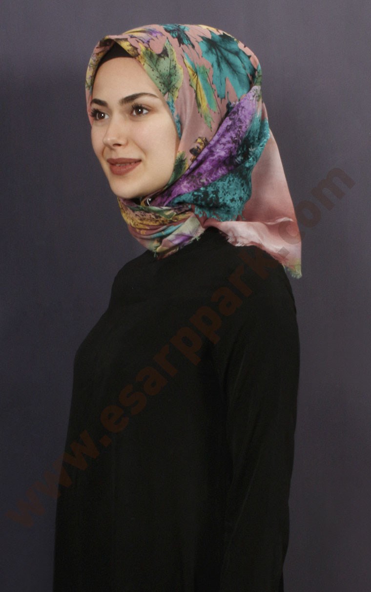 Coton Kare Eşarp 1208-28