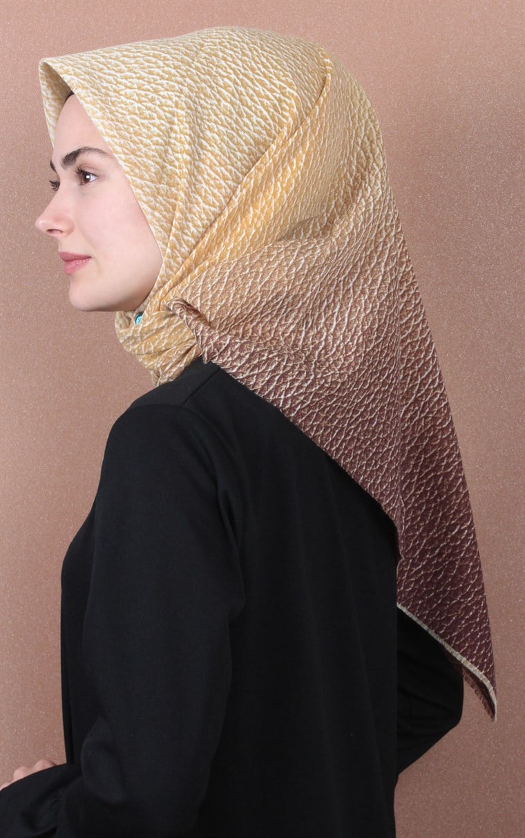 Coton Kare Eşarp 1212-9