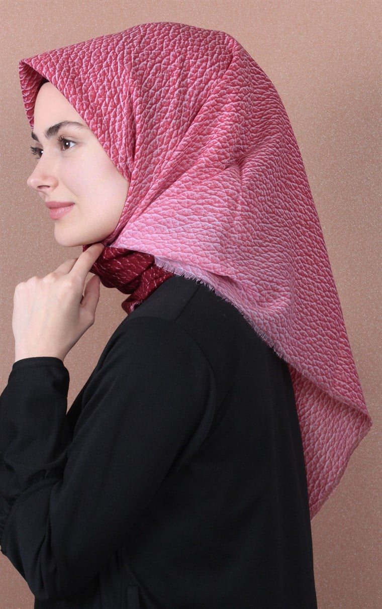 Coton Kare Eşarp 1214-17