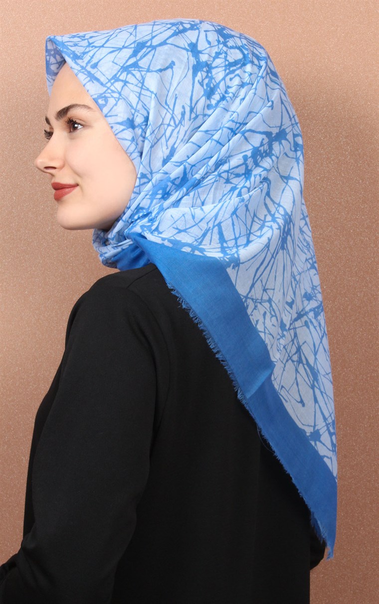 Coton Kare Eşarp 1214-28