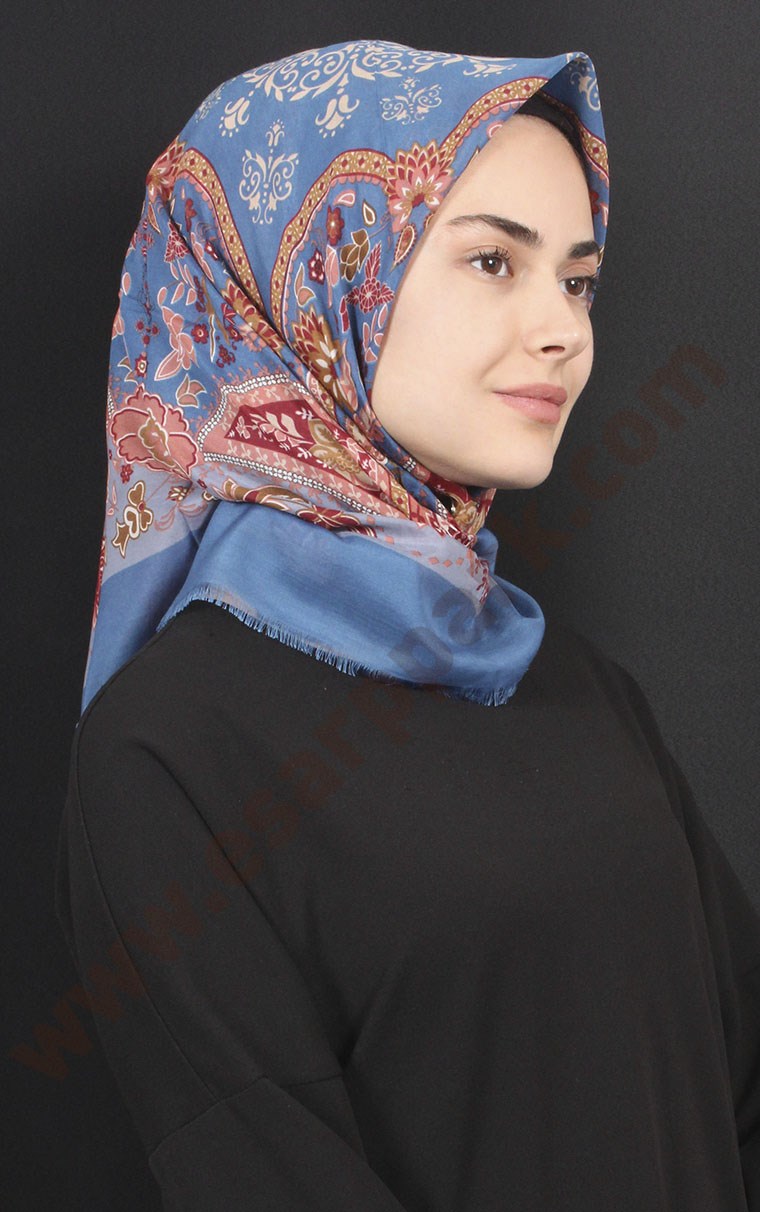 Coton Kare Eşarp 1214-32