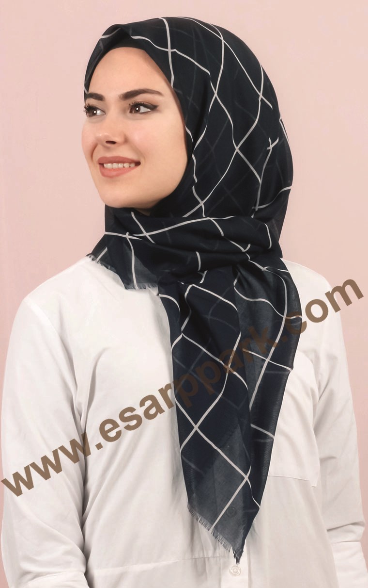Coton Kare Eşarp 1214-37